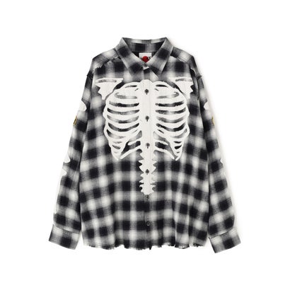 ロイヤルフラッシュ ROYAL FLASH FR／VANSON CHECK SHIRT （ブラック）｜詳細画像
