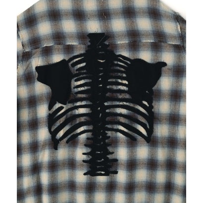 ロイヤルフラッシュ ROYAL FLASH FR／VANSON CHECK SHIRT （グレー）｜詳細画像