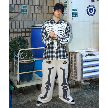 ロイヤルフラッシュ ROYAL FLASH FR／VANSON CHECK SHIRT （グレー）｜詳細画像