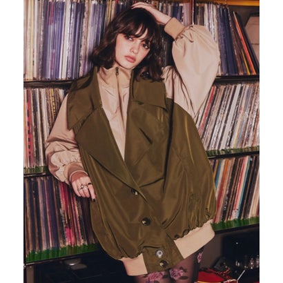anna sui nyc/アナ スイ エヌワイシー/Maron 3WAY ブルゾン （カーキ）｜詳細画像