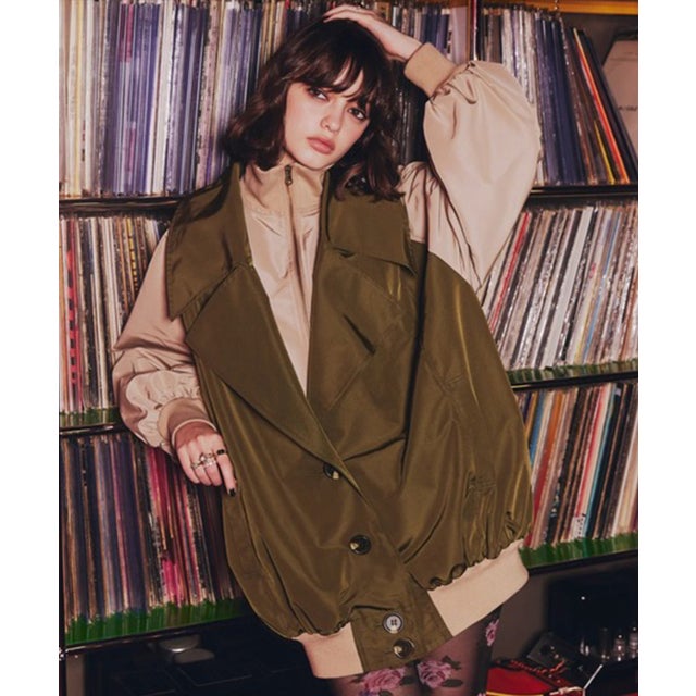anna sui nyc/アナ スイ エヌワイシー/Maron 3WAY ブルゾン （カーキ）