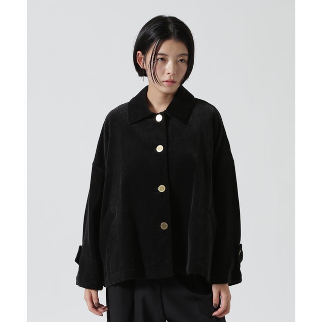 Traditional Weatherwear/トラディショナル ウェザーウェア/MALTON BUTTON THROUGH SHORT （ブラック）