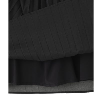 ロイヤルフラッシュ ROYAL FLASH UN3D./アンスリード/PATCHWORK PLEATS SKIRT （ブラック）｜詳細画像