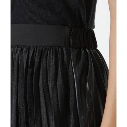 ロイヤルフラッシュ ROYAL FLASH UN3D./アンスリード/PATCHWORK PLEATS SKIRT （ブラック）｜詳細画像