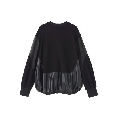 ロイヤルフラッシュ ROYAL FLASH UN3D./アンスリード/LEATHER PATCHWORK TOP （ブラック）｜詳細画像