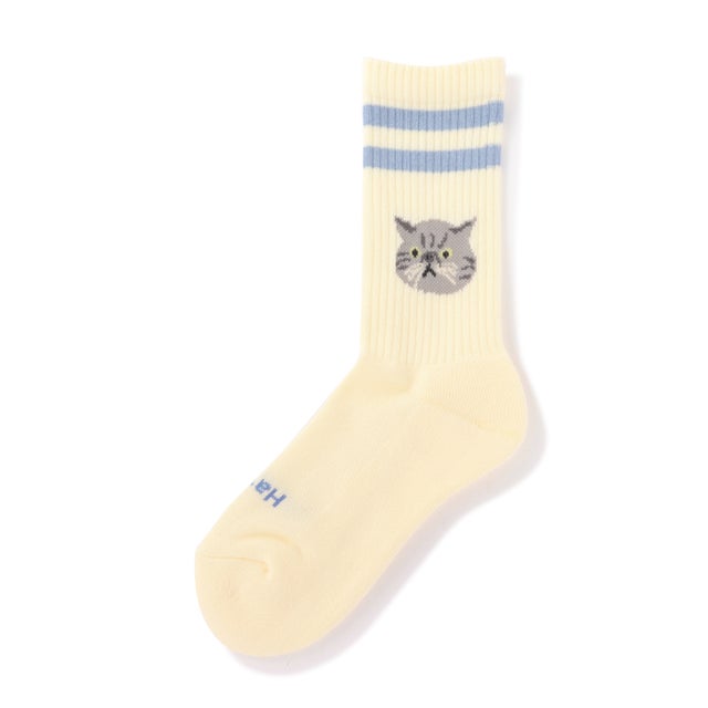 ROSTER SOX/ロスターソックス/CAT SOX （イエロー）