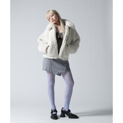 FR(13)NDS/フレンズ/WOMEN BOA COLLAR BLOUSON （ブラウン）｜詳細画像