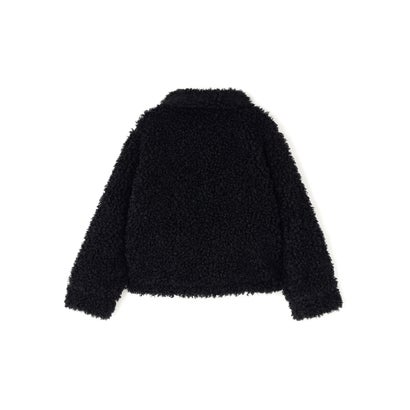 FR(13)NDS/フレンズ/WOMEN BOA COLLAR BLOUSON （ブラック）｜詳細画像