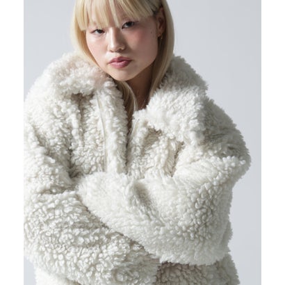 FR(13)NDS/フレンズ/WOMEN BOA COLLAR BLOUSON （オフホワイト3）｜詳細画像