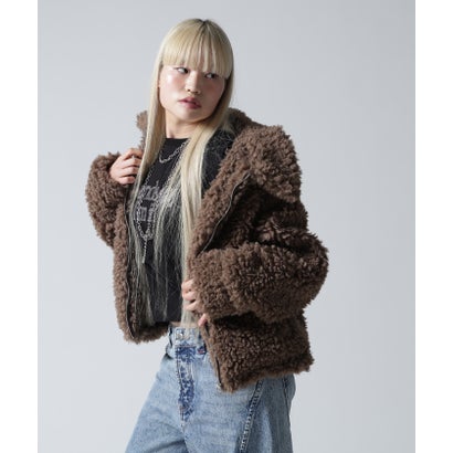 FR(13)NDS/フレンズ/WOMEN BOA COLLAR BLOUSON （オフホワイト3）｜詳細画像