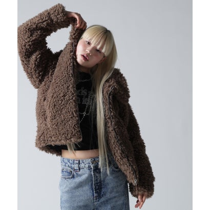 FR(13)NDS/フレンズ/WOMEN BOA COLLAR BLOUSON （オフホワイト3）｜詳細画像