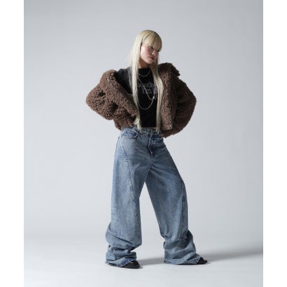 FR(13)NDS/フレンズ/WOMEN BOA COLLAR BLOUSON （オフホワイト3）｜詳細画像