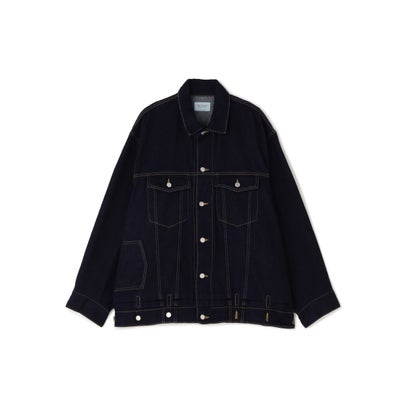 beautiful people/ビューティフルピープル/DOUBLE-END LEFT HAND TWILL DENIM BLOUSON （インディゴ7）｜詳細画像