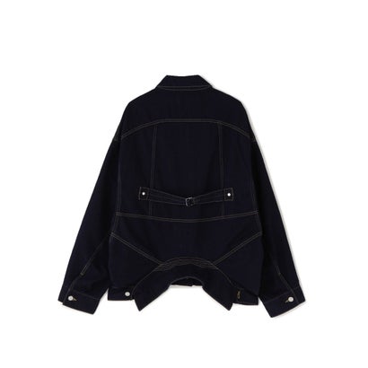 beautiful people/ビューティフルピープル/DOUBLE-END LEFT HAND TWILL DENIM BLOUSON （インディゴ7）｜詳細画像