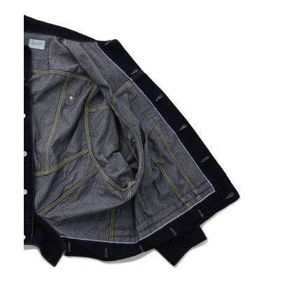 beautiful people/ビューティフルピープル/DOUBLE-END LEFT HAND TWILL DENIM BLOUSON （インディゴ7）｜詳細画像