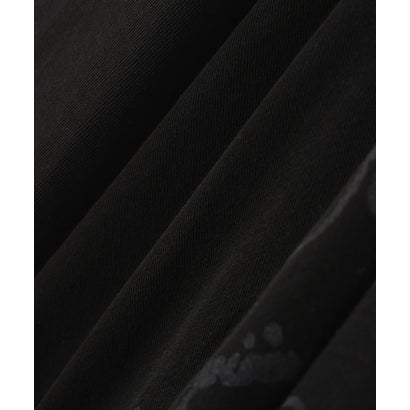 Print Long cardigan （ブラック）｜詳細画像