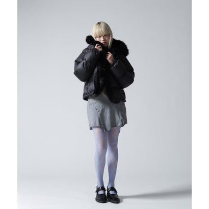 FR(13)NDS/フレンズ/WOMEN NYLON FUR HOOD BLOUSON （オフホワイト3）｜詳細画像