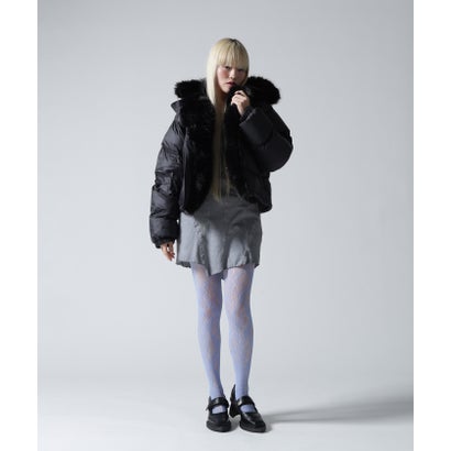 FR(13)NDS/フレンズ/WOMEN NYLON FUR HOOD BLOUSON （オフホワイト3）｜詳細画像