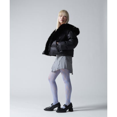 FR(13)NDS/フレンズ/WOMEN NYLON FUR HOOD BLOUSON （オフホワイト3）｜詳細画像