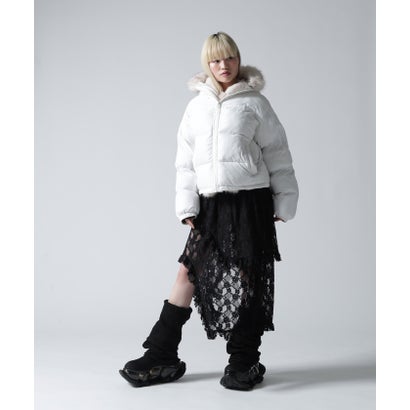 FR(13)NDS/フレンズ/WOMEN NYLON FUR HOOD BLOUSON （オフホワイト3）｜詳細画像