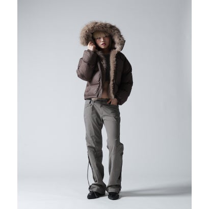 FR(13)NDS/フレンズ/WOMEN NYLON FUR HOOD BLOUSON （オフホワイト3）｜詳細画像