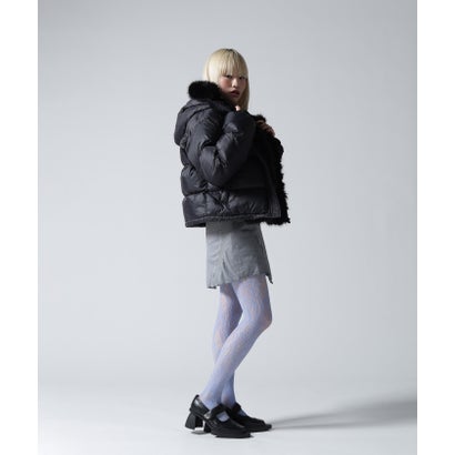 FR(13)NDS/フレンズ/WOMEN NYLON FUR HOOD BLOUSON （ブラウン）｜詳細画像
