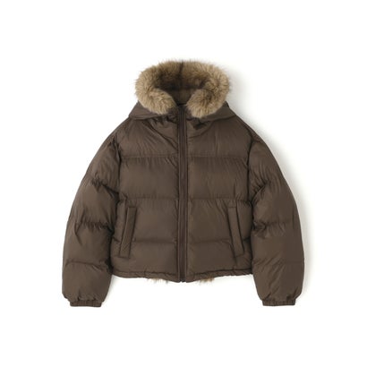 ロイヤルフラッシュ ROYAL FLASH FR(13)NDS/フレンズ/WOMEN NYLON FUR HOOD BLOUSON （ブラウン）｜詳細画像
