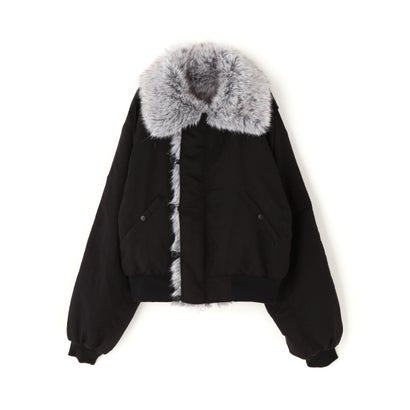 FR(13)NDS/フレンズ/WOMEN REVERSIBLE FUR NYLON BLOUSON （カーキ）｜詳細画像