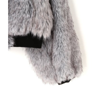 FR(13)NDS/フレンズ/WOMEN REVERSIBLE FUR NYLON BLOUSON （カーキ）｜詳細画像