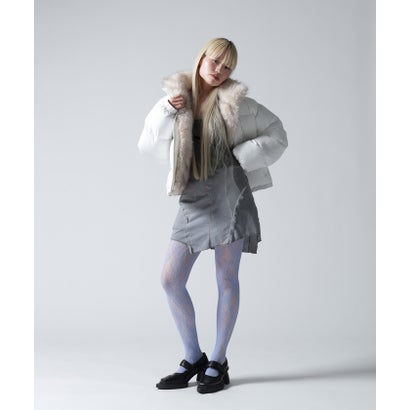 FR(13)NDS/フレンズ/WOMEN NYLON FUR STAND BLOUSON （オフホワイト3）｜詳細画像