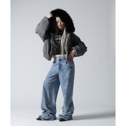 FR(13)NDS/フレンズ/WOMEN COTTON NYLON FUR BLOUSON （ベージュ）｜詳細画像