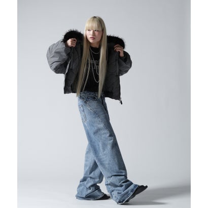 FR(13)NDS/フレンズ/WOMEN COTTON NYLON FUR BLOUSON （ベージュ）｜詳細画像