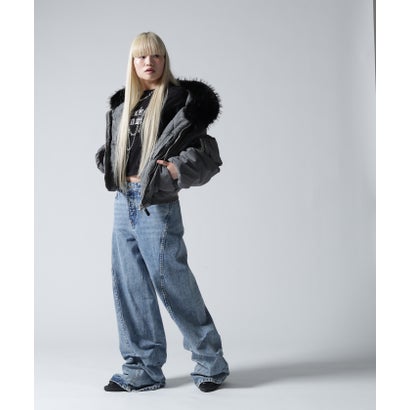 FR(13)NDS/フレンズ/WOMEN COTTON NYLON FUR BLOUSON （ベージュ）｜詳細画像