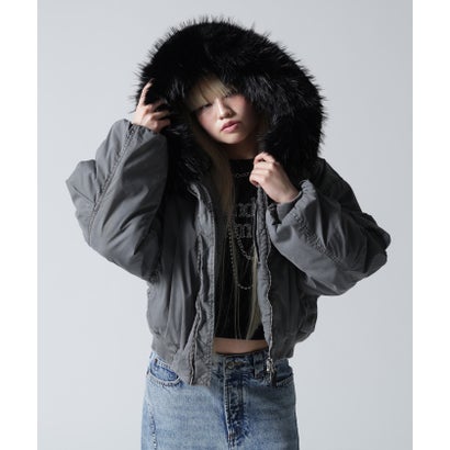 FR(13)NDS/フレンズ/WOMEN COTTON NYLON FUR BLOUSON （ベージュ）｜詳細画像