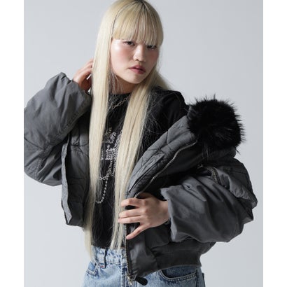 FR(13)NDS/フレンズ/WOMEN COTTON NYLON FUR BLOUSON （ベージュ）｜詳細画像