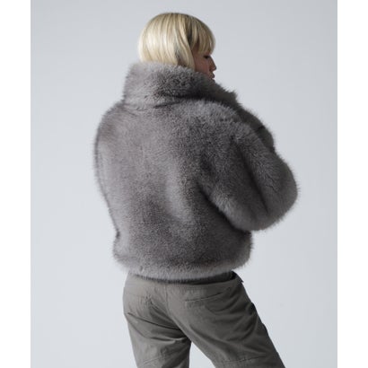 ロイヤルフラッシュ ROYAL FLASH FR(13)NDS/フレンズ/WOMEN ECO FUR STAND BLOUSON （ブラック）｜詳細画像