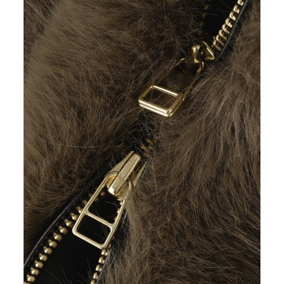 ロイヤルフラッシュ ROYAL FLASH FR(13)NDS/フレンズ/WOMEN ECO FUR STAND BLOUSON （ブラック）｜詳細画像