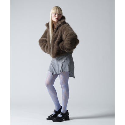 ロイヤルフラッシュ ROYAL FLASH FR(13)NDS/フレンズ/WOMEN ECO FUR STAND BLOUSON （ブラック）｜詳細画像