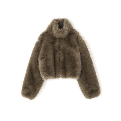 ロイヤルフラッシュ ROYAL FLASH FR(13)NDS/フレンズ/WOMEN ECO FUR STAND BLOUSON （ブラック）｜詳細画像