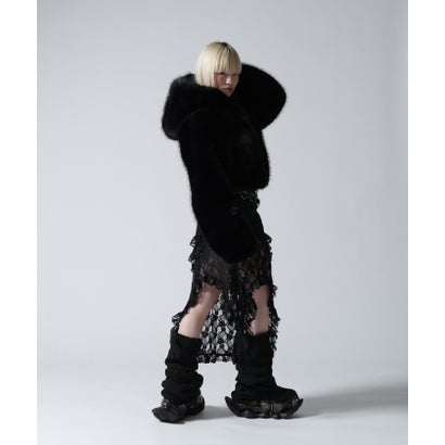 ロイヤルフラッシュ ROYAL FLASH FR(13)NDS/フレンズ/WOMEN ECO FUR HOOD BLOUSON （グレー）｜詳細画像