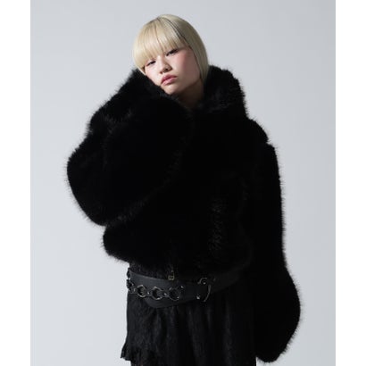 ロイヤルフラッシュ ROYAL FLASH FR(13)NDS/フレンズ/WOMEN ECO FUR HOOD BLOUSON （ベージュ）｜詳細画像