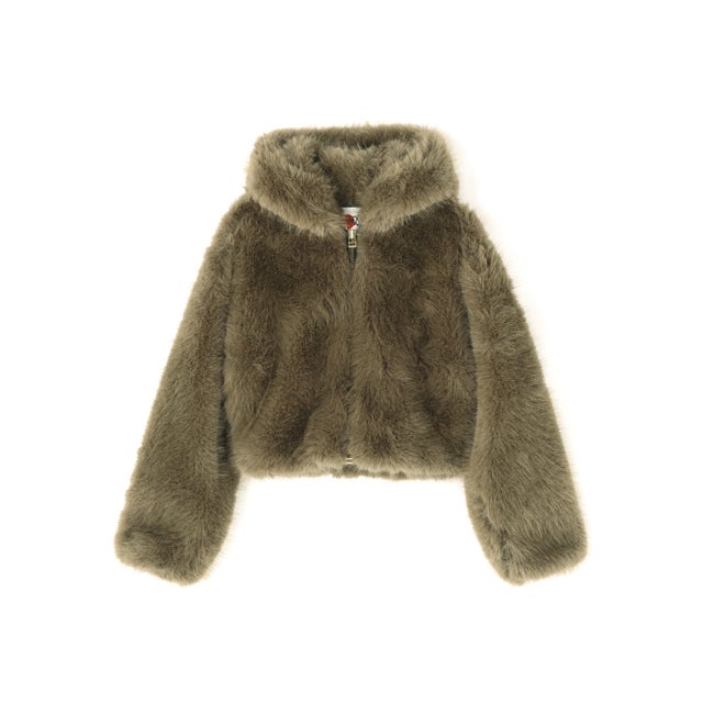 FR(13)NDS/フレンズ/WOMEN ECO FUR HOOD BLOUSON （ベージュ）