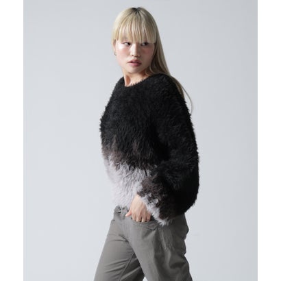 ロイヤルフラッシュ ROYAL FLASH FR(13)NDS/フレンズ/WOMEN SHAGGY KNIT （グレー）｜詳細画像