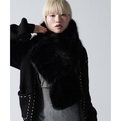 ロイヤルフラッシュ ROYAL FLASH FR(13)NDS/フレンズ/WOMEN ECO FUR MUFFLER （ブラウン）｜詳細画像