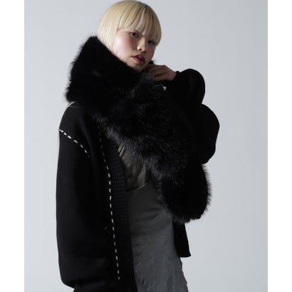 ロイヤルフラッシュ ROYAL FLASH FR(13)NDS/フレンズ/WOMEN ECO FUR MUFFLER （ブラウン）｜詳細画像