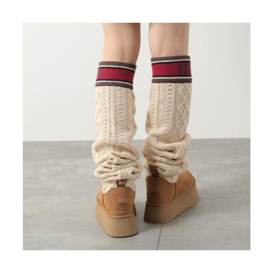 アグ UGG UGG ロングブーツ W CLASSIC SWEATER LETTER TALL 1144044