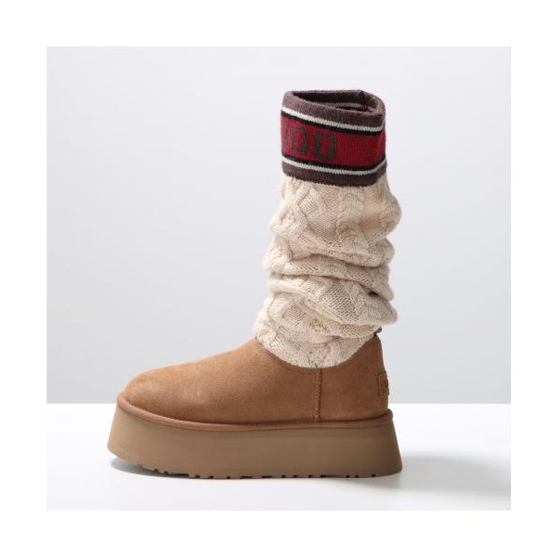 【購入先前にコメントください】【特大サイズ！】UGG ロングブーツ対応　限定 アグ UGG UGG ロングブーツ W CLASSIC SWEATER LETTER TALL 1144044