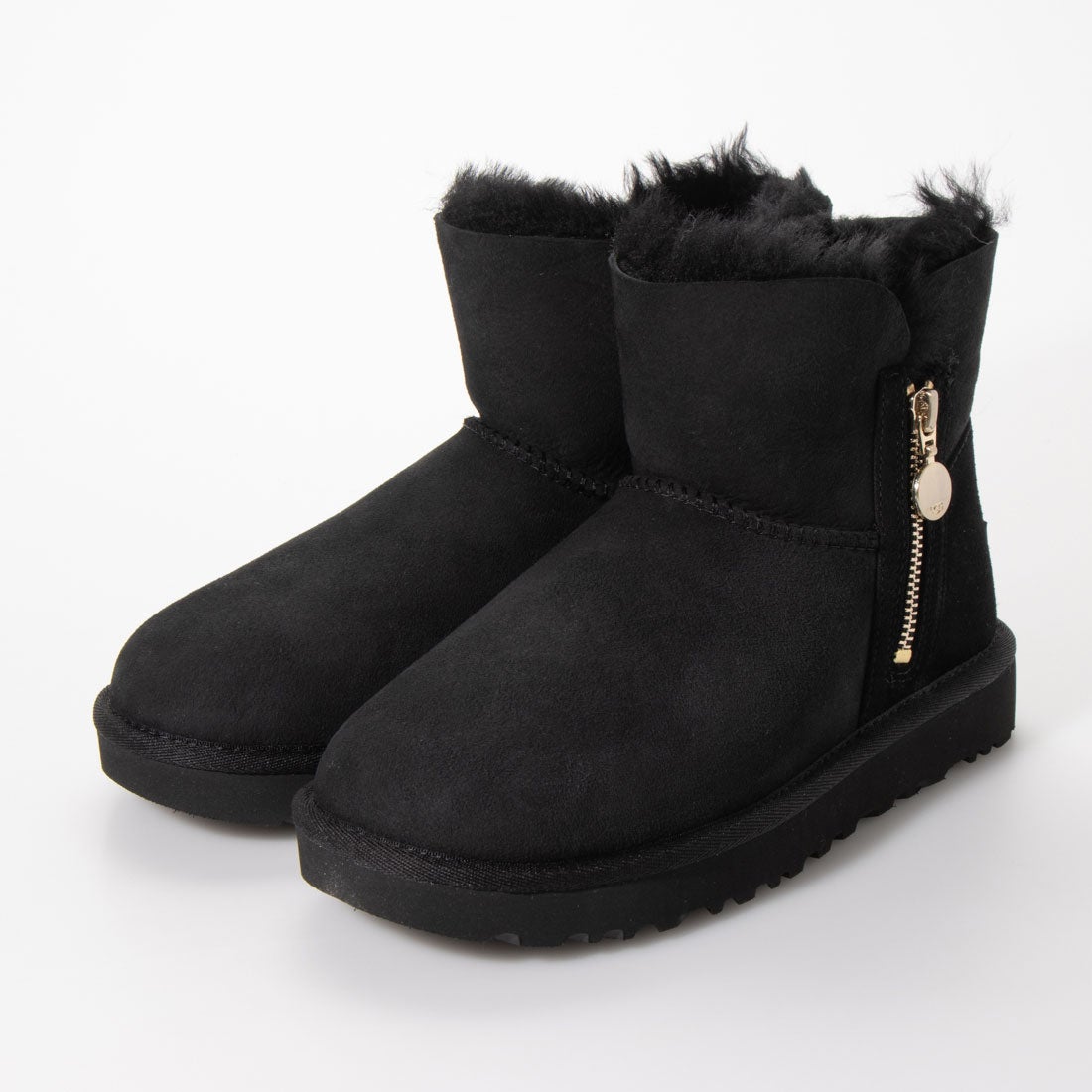 アグ UGG 1112481 ベイリー ジップ ミニ ブーツ （ブラック） -靴＆ファッション通販 ロコンド〜自宅で試着、気軽に返品