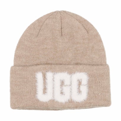 UGG U FUZZY UGG LOGO BEANIE - CRM【105248-CRM 】 （CRM）｜詳細画像