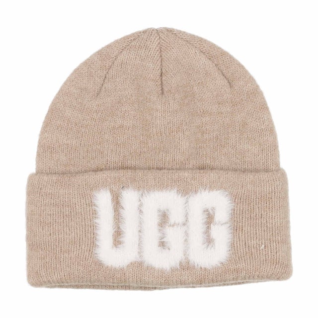 U FUZZY LOGO BEANIE - CRM【105248-CRM 】 （CRM）